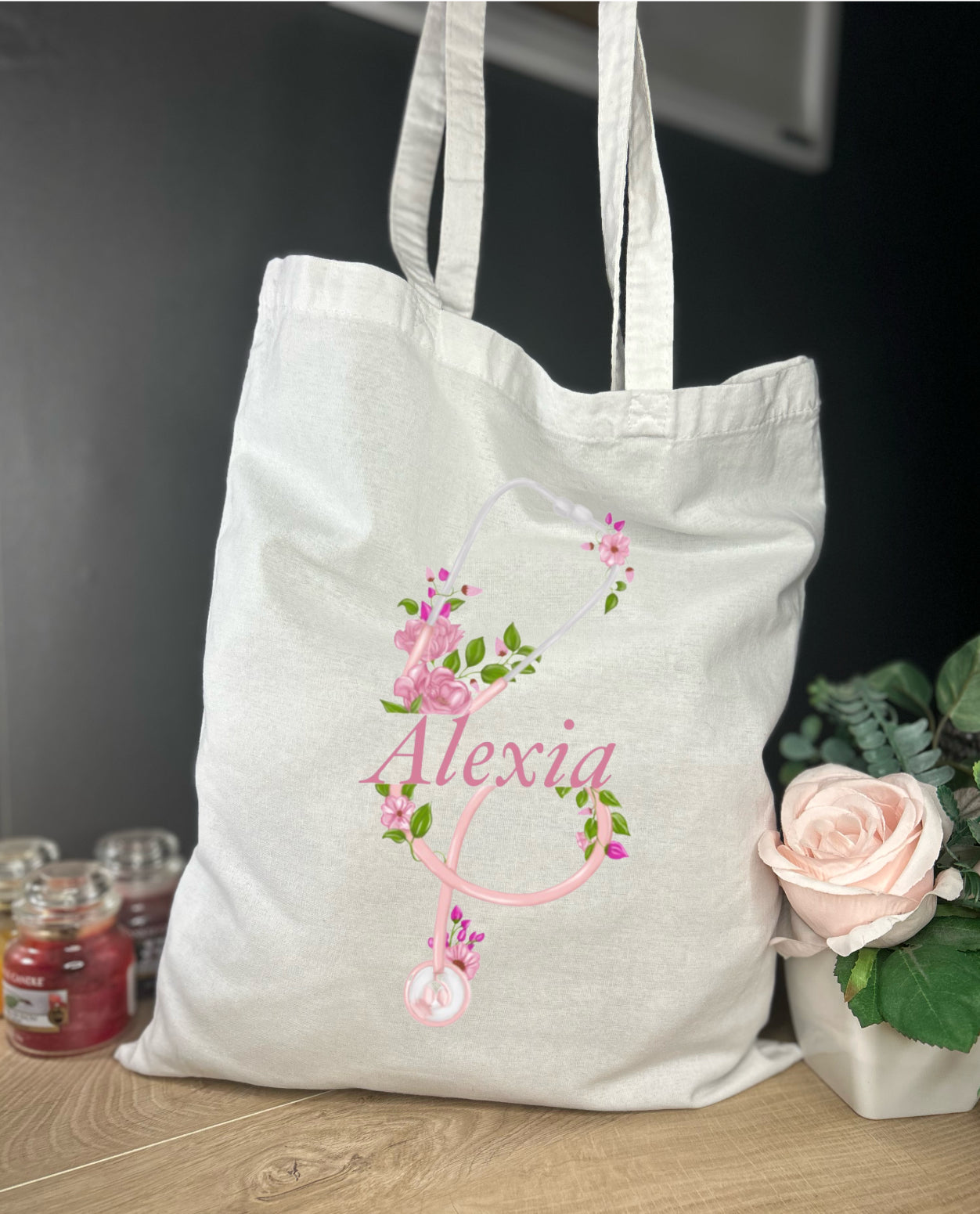 Tote bag infirmière personnalisé