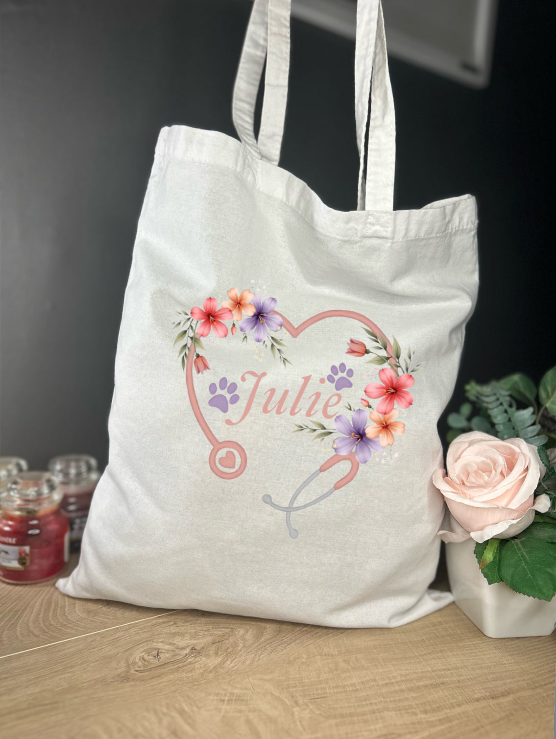 Tote bag vétérinaire personnalisé