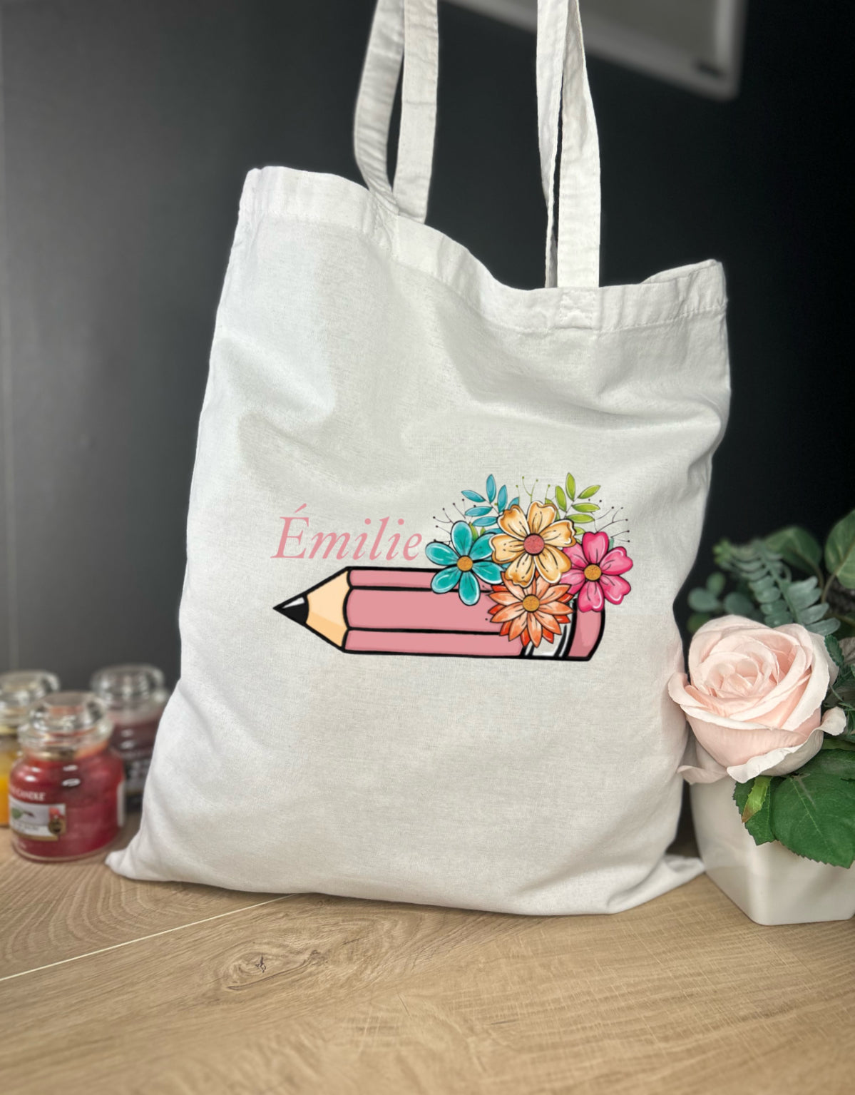 Tote bag maîtresse personnalisé