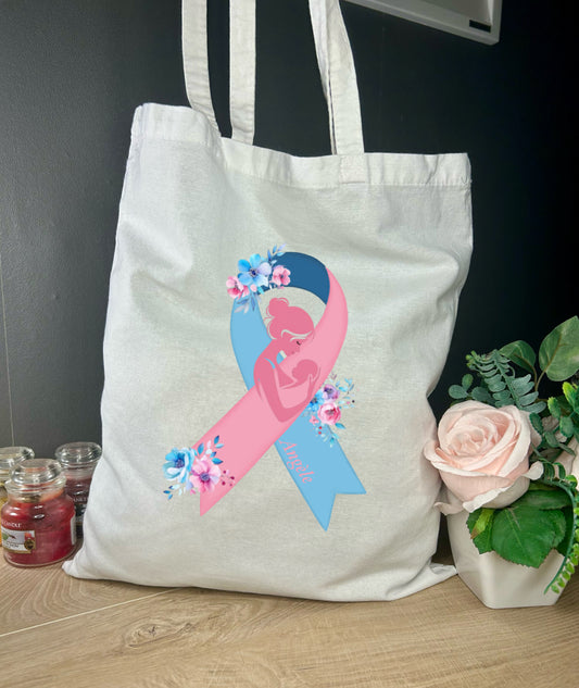 Tote bag deuil périnatal à personnaliser