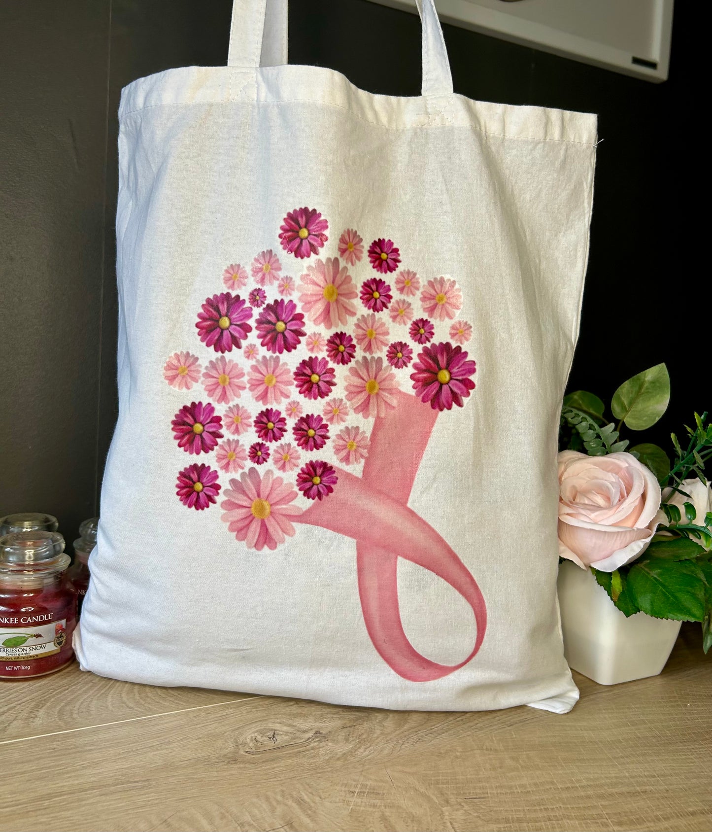 Tote bag octobre rose
