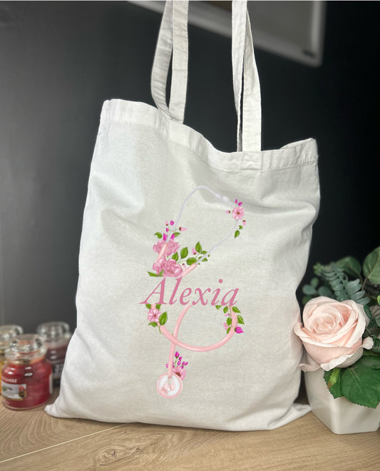 Tote bag infirmière personnalisé