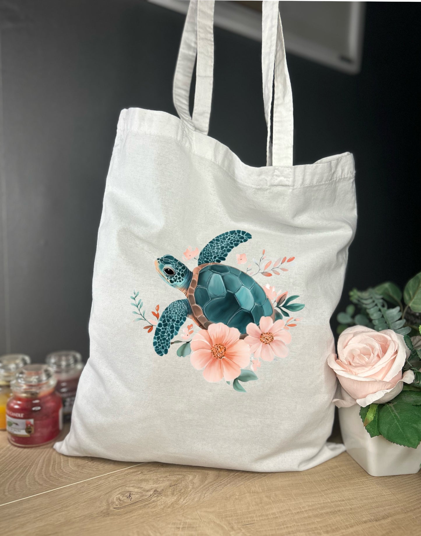 Tote bag Tortue