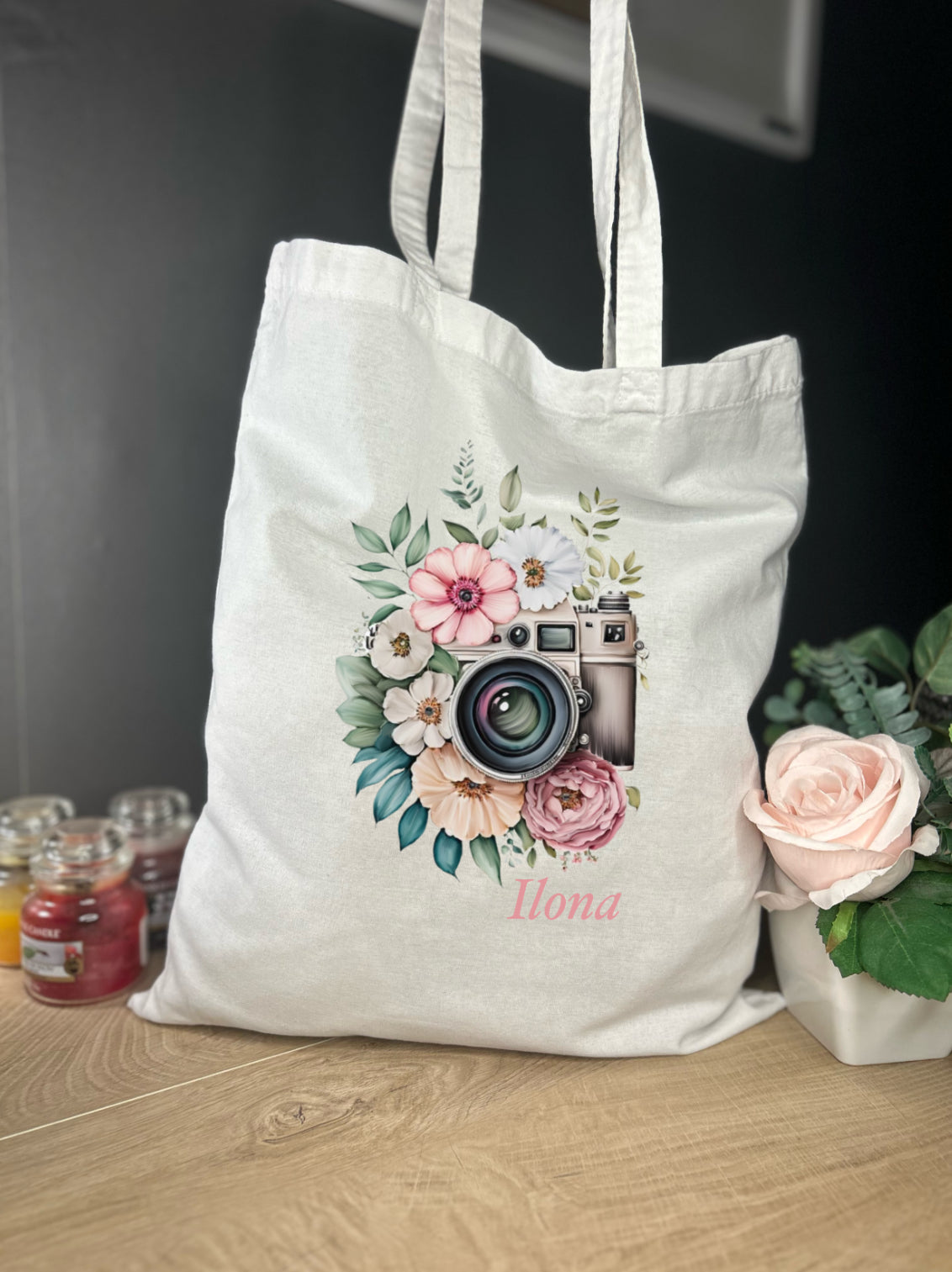 Tote bag photographe personnalisé